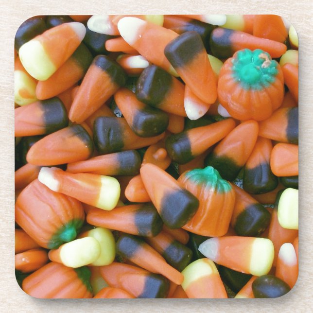 Herbst MIx Candy Corn Untersetzer (Vorderseite)