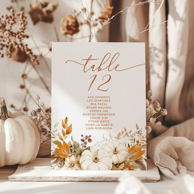Herbst Moderne Hochzeitskarten Einladung (Von Creator hochgeladen)