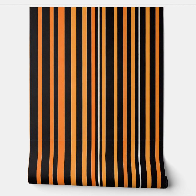 Herbst Moderne Orange Luxury Collection Tapete (Abrollen)