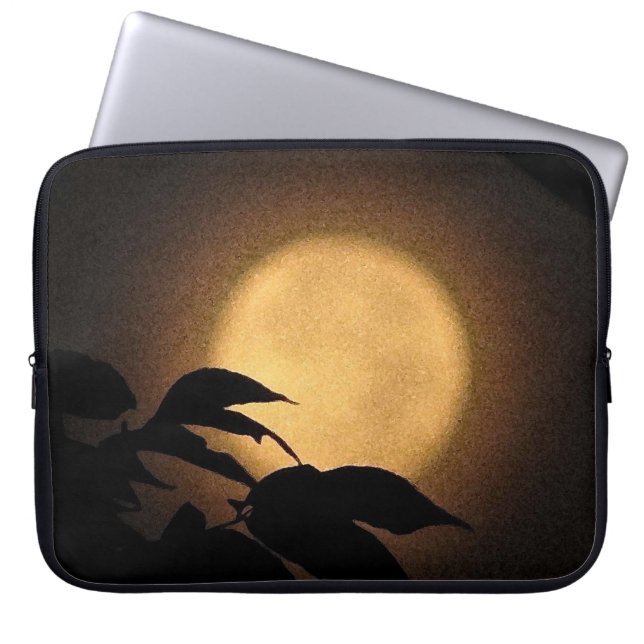 Herbst-Mond Laptopschutzhülle (Vorderseite)