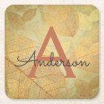 Herbst - Monogramm-Blätter der Herbstfamilie Rechteckiger Pappuntersetzer<br><div class="desc">Herbst - Mit Monogramm Orangen- und Gelbtönen Blätter Die Trinkküste der Herbstfamilie bilden das ideale Geschenk für den Erntedank. Bitte kontaktieren Sie den Designer,  um passende Artikel zu erhalten.</div>