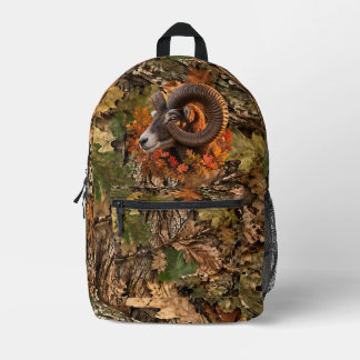 Herbst-Moufflon im goldenen Licht Bedruckter Rucksack
