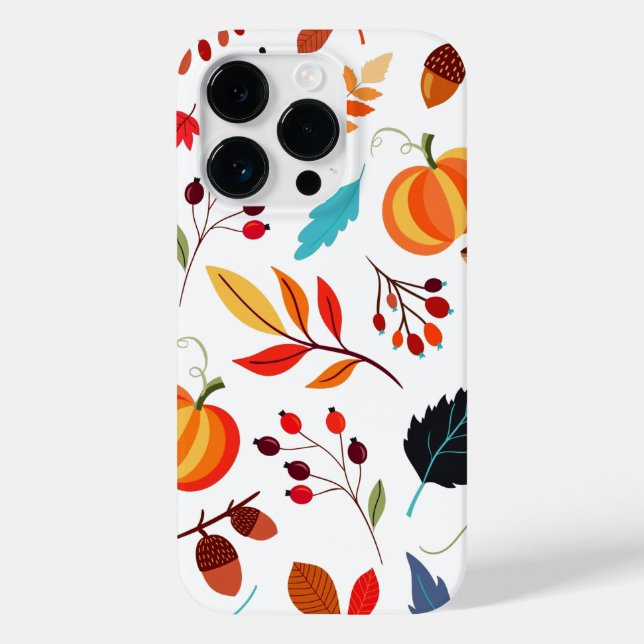 Herbst-Muster Case-Mate iPhone Hülle (Rückseite)