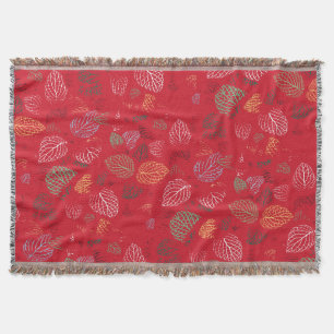 Herbst, Muster der Blätter Decke