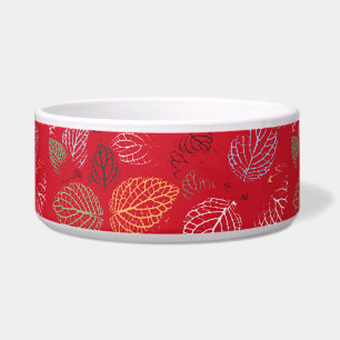 Herbst, Muster der Blätter Napf