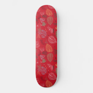 Herbst, Muster der Blätter Skateboard