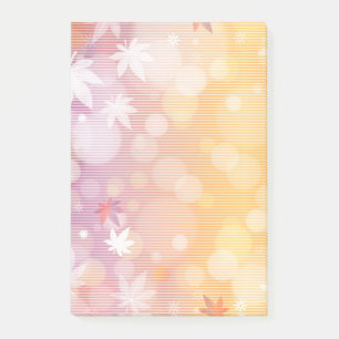 Herbst - Nachhinweise Post-it Klebezettel