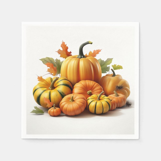 Herbst Napkins Serviette (Vorderseite)