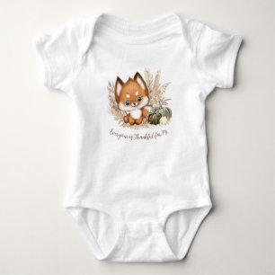 Herbst Niedlicher Baby Fox Baby Bodysuit Baby Strampler