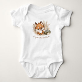 Herbst Niedlicher Baby Fox Baby Bodysuit Strampler