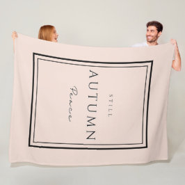 Herbst noch Frieden III Fleece Blanket-Cosy Fall