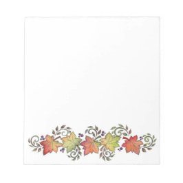 Herbst - Notepad Notizblock