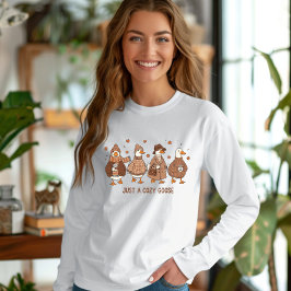 Herbst nur eine gemütliche Gans T-Shirt