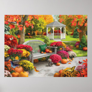 Herbst-Oase 2" Alan Giana "Plakat Poster