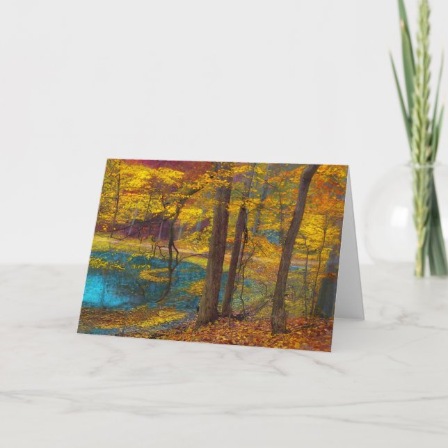 Herbst-Oase Karte (Vorderseite)