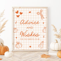 Herbst Orange Ein Kleiner Kürbis Rat und Wünsche