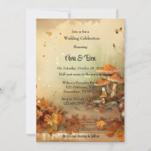 Herbst Orange Tree Mushroom Wedding Celebration