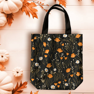 Herbst Orange und Creme Dainty Floral