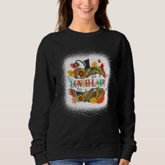 Herbst-Outfit Mittagessen-Dame Dankbar Dankbar Ges Sweatshirt