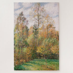Herbst, Pappeln, Eragny von Camille Pissarro Puzzle