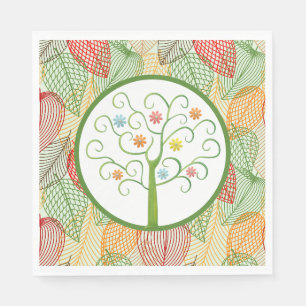 Herbst-Pastellpapier Serviette