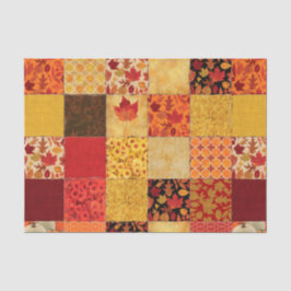 Herbst-Patchwork Seidenpapier