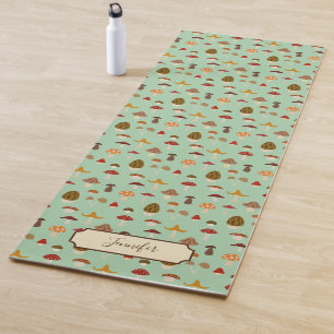 Herbst Pilze Yoga Mat Yogamatte