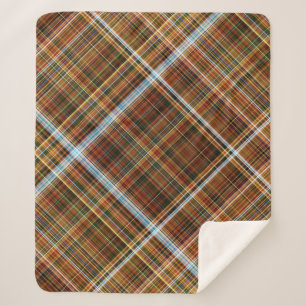 Herbst-Plan aus Braun, Grün und Blau mit Sycamore- Sherpadecke