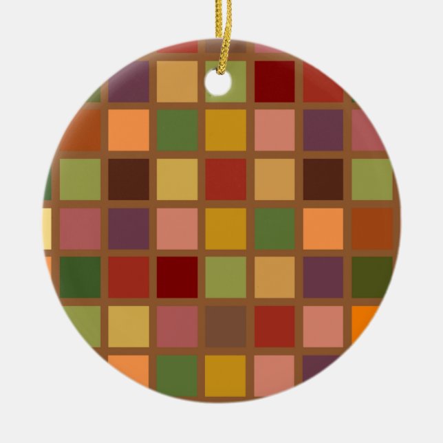 Herbst-Platz-Keramik Keramik Ornament (Vorne)
