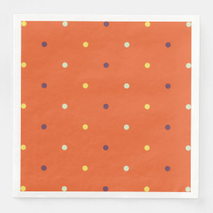 Herbst Polka Dots Dinner Napkins Serviette