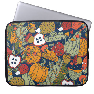 Herbst, Polka Punkte, Vintag, nahtlos. Laptopschutzhülle
