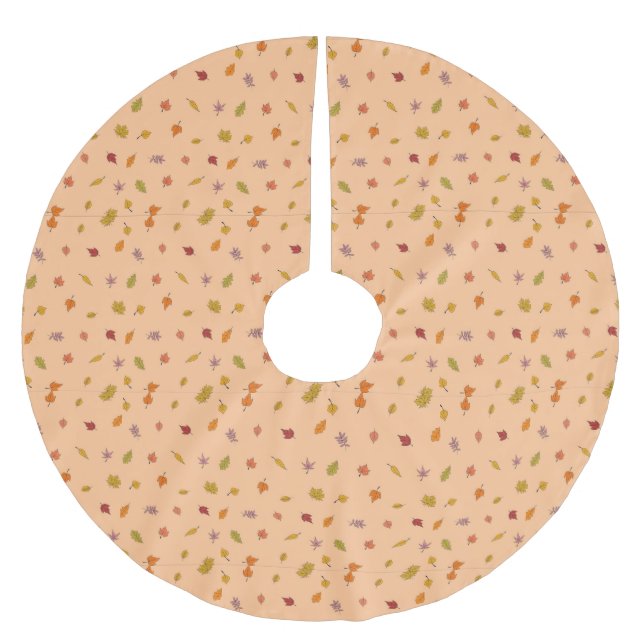 Herbst Polyester Weihnachtsbaumdecke (Vorderseite)