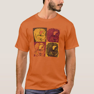 Herbst Pop Art Eichhörnchen T-Shirt