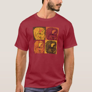 Herbst Pop Art Eichhörnchen T-Shirt