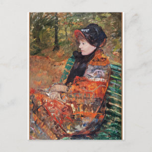 Herbst, Portrait von Lydia Cassatt, Postkarte
