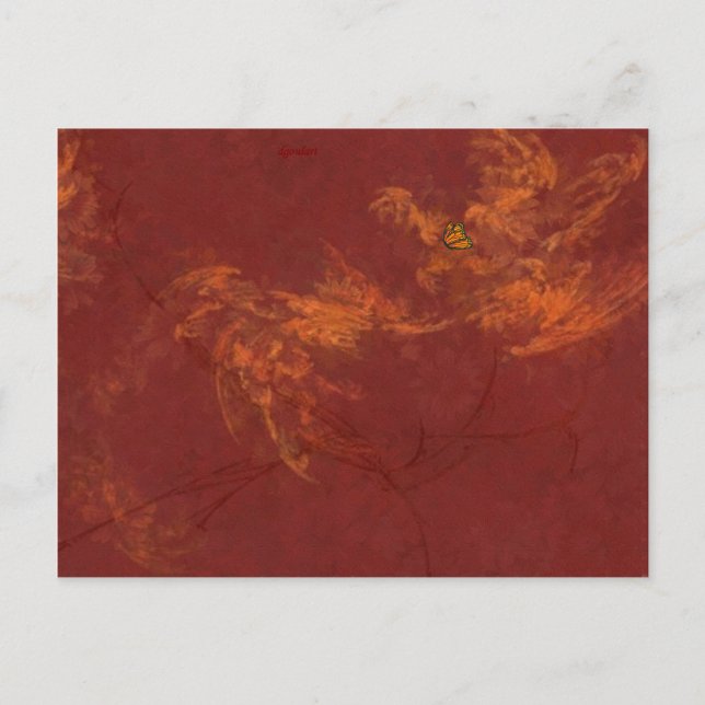 Herbst Postkarte (Vorderseite)