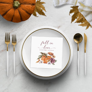 Herbst-Pumpkin-Baby-Party Serviette