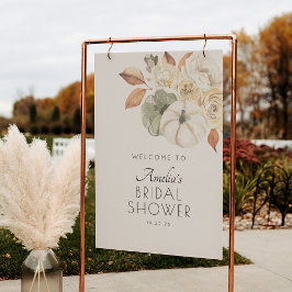 Herbst Pumpkin Brautparty Welcome Foton Board