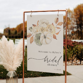 Herbst Pumpkin Brautparty Welcome Foton Board