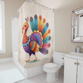 Herbst Pumpkin-Duschvorhang Duschvorhang