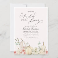 Herbst Pumpkin Feminine Brautparty