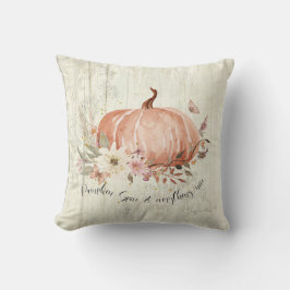 Herbst Pumpkin Gewürz Alles Nizza Flora T Kissen