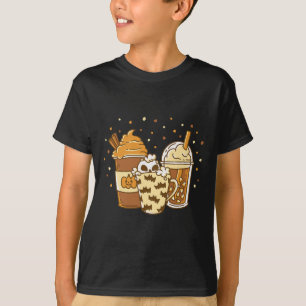 Herbst Pumpkin Gewürz Latte Kaffee Halloween Herbs T-Shirt