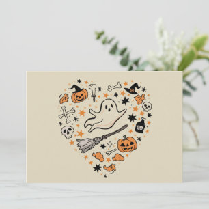 Herbst Pumpkin Herbst Erntedank Halloween Einladung