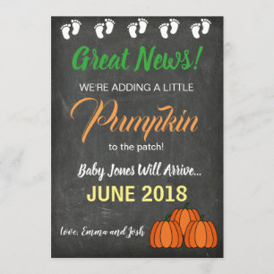 Herbst Pumpkin Patch Baby Pregnancy Ankündigung