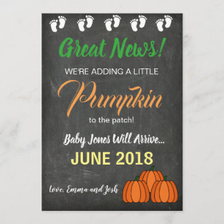 Herbst Pumpkin Patch Baby Pregnancy Ankündigung