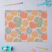 Herbst Pumpkin Wrapping Papier Muster Herbst Saiso
