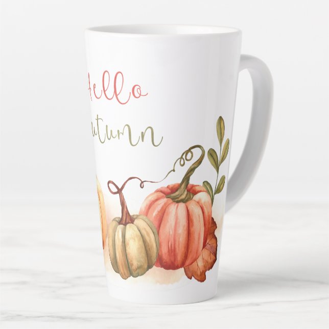 Herbst - Pumpkins Hallo Herbst Milchtasse (Rechte Ecke)