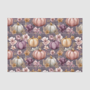 Herbst-Pumpkins und Blumen Herbst Muster Decoupage Seidenpapier