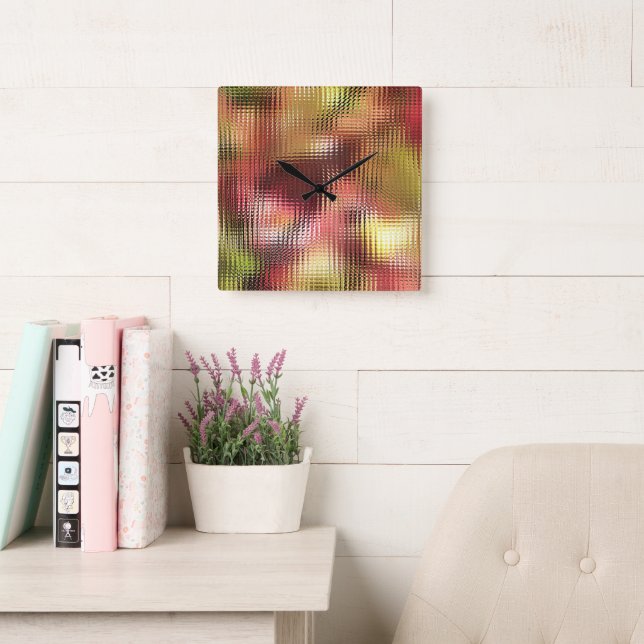 HERBST QUADRATISCHE WANDUHR (Lesesaal)